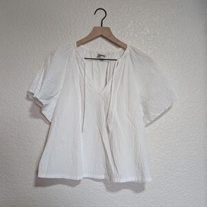 A New Day Flutter Sleeve Blouse / XS